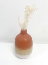 Load image into Gallery viewer, Ombré Glaze Brown Mini Vase