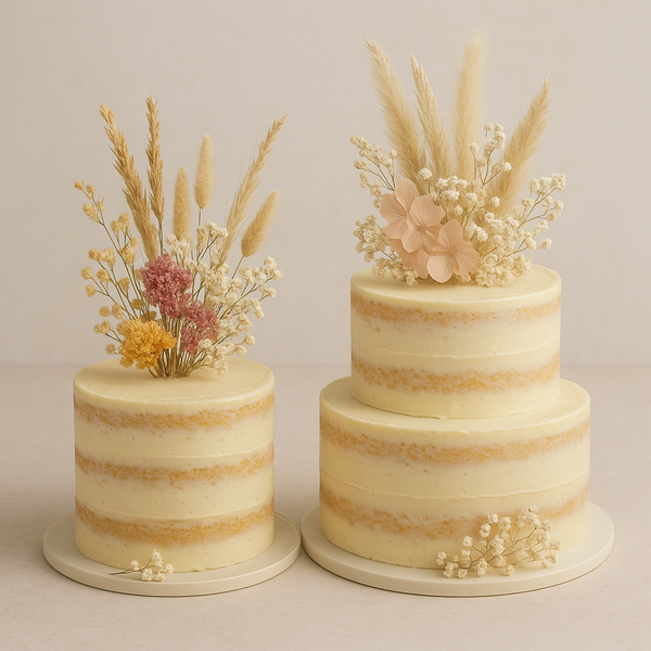 Elevate Your Marks &amp; Spencer’s Vanilla Naked Cake with Dried Flowers