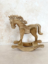 Load image into Gallery viewer, Wooden Rocking Horse
