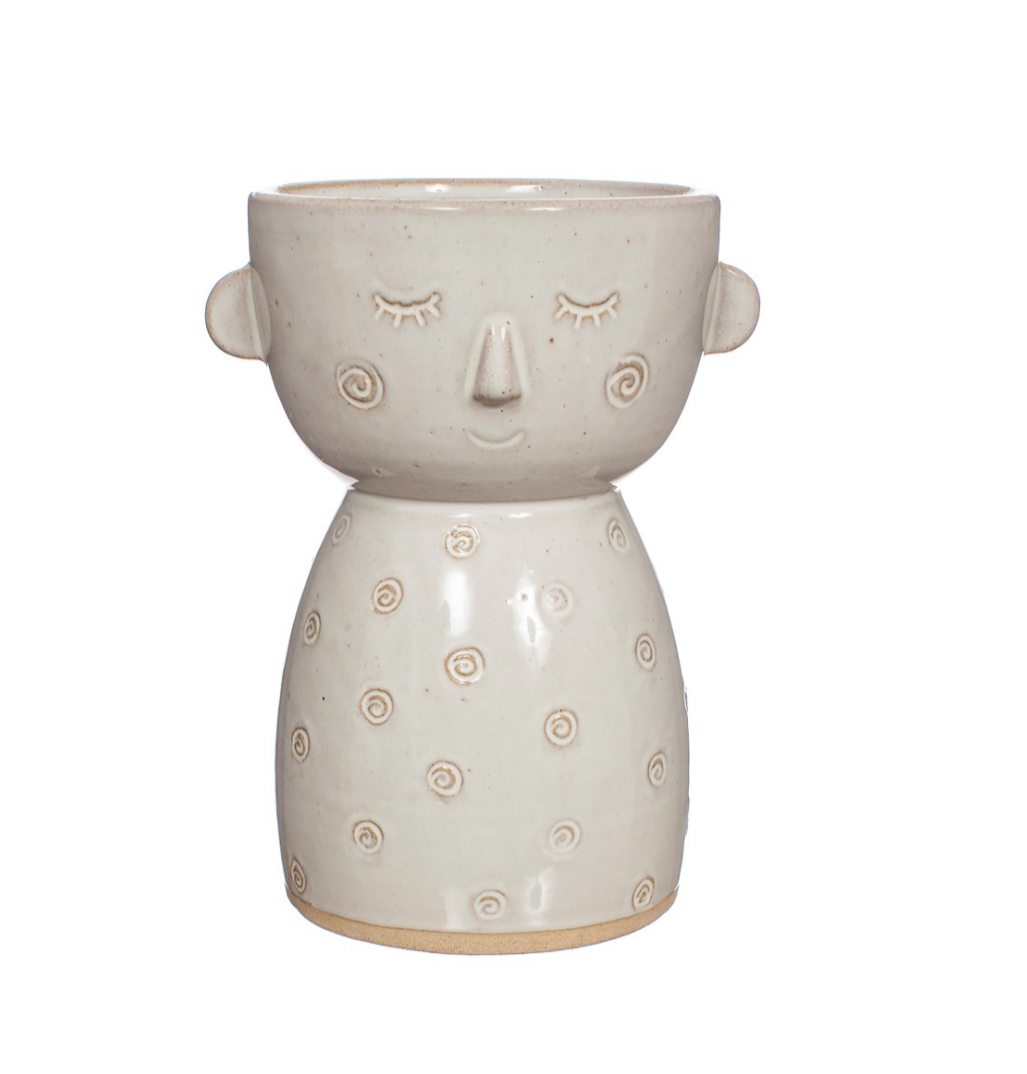 Twirled Face Vase