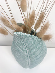 Green Leaf Vase