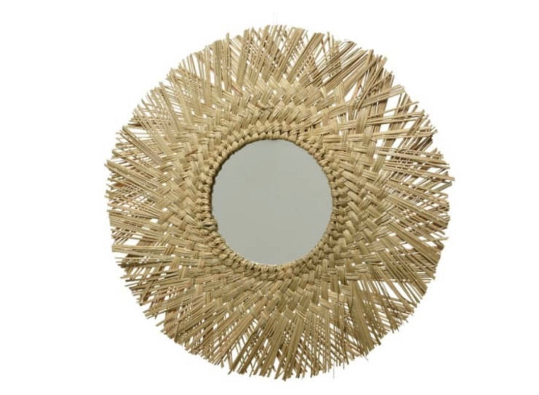 Woven Sea Grass Mirror